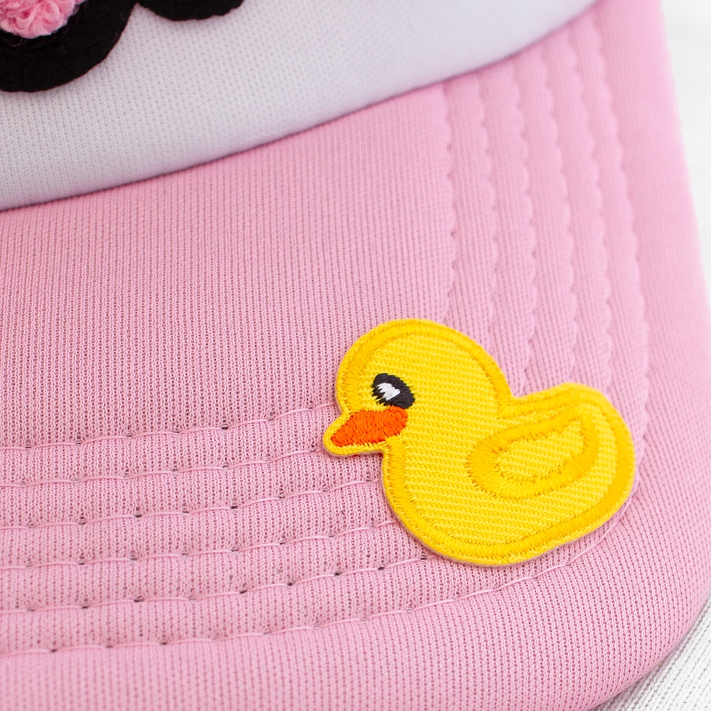 Ducks Spirit, Zoozatz, White, Trucker, Polyester, Accessories, Women, Glitter style, Heart, Adjustable, Mesh, Hat, 909478